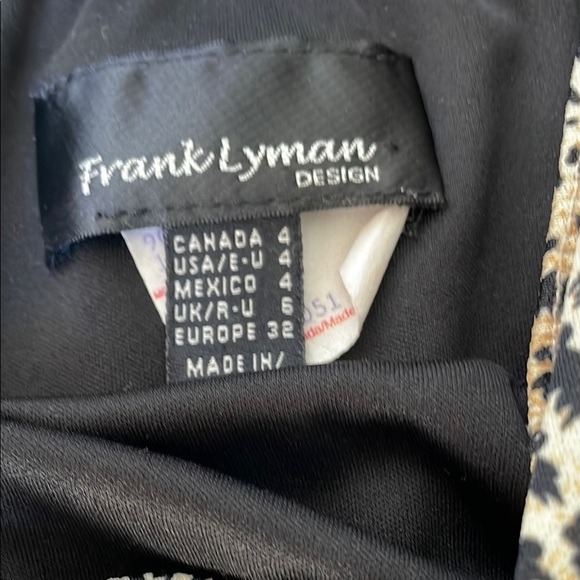 Frank Lyman Design Animal Print Women's Skirt - Picture 3 of 5